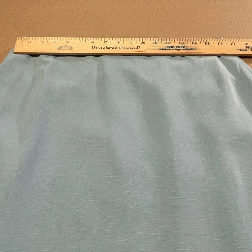 Vintage Tommy Bahama Women's 14 Textured Silk Light Blue Knee‎ Length Skirt